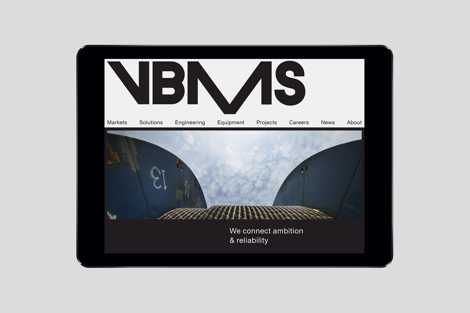 Branding and webesite by Studio Dumbar for VBMS