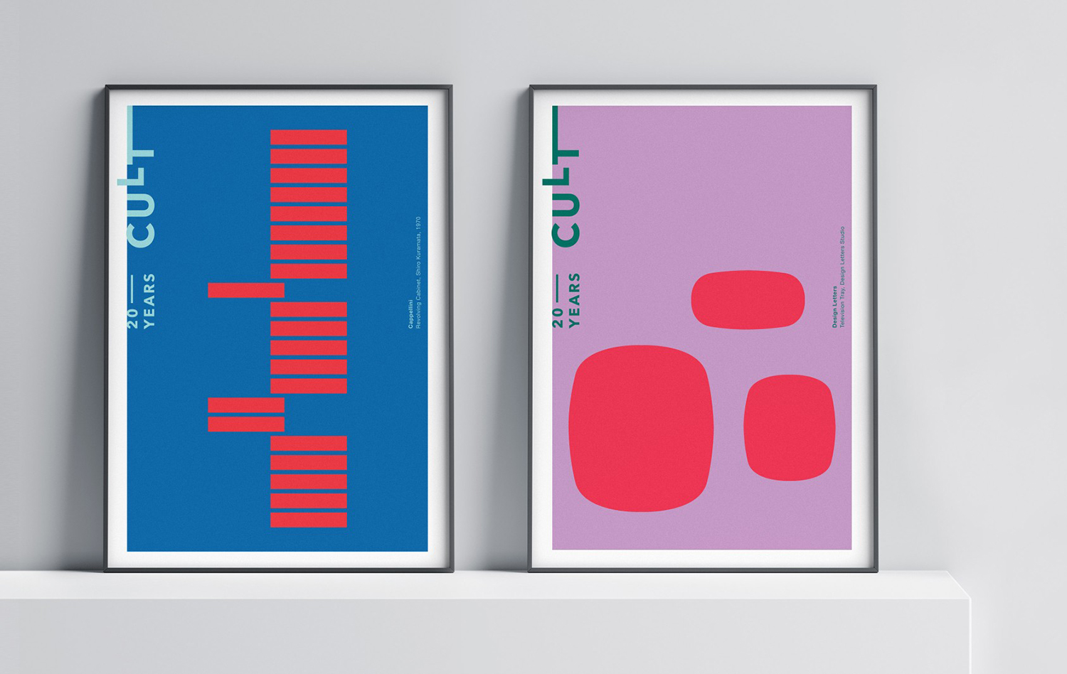Poster Design: Cult 20 Years, Event & Exhibition by Toko, Australia