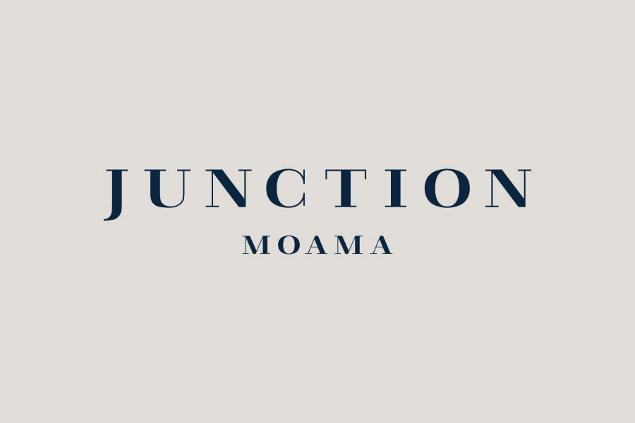Logotype for bar and restaurant Junction Moama designed by Seesaw