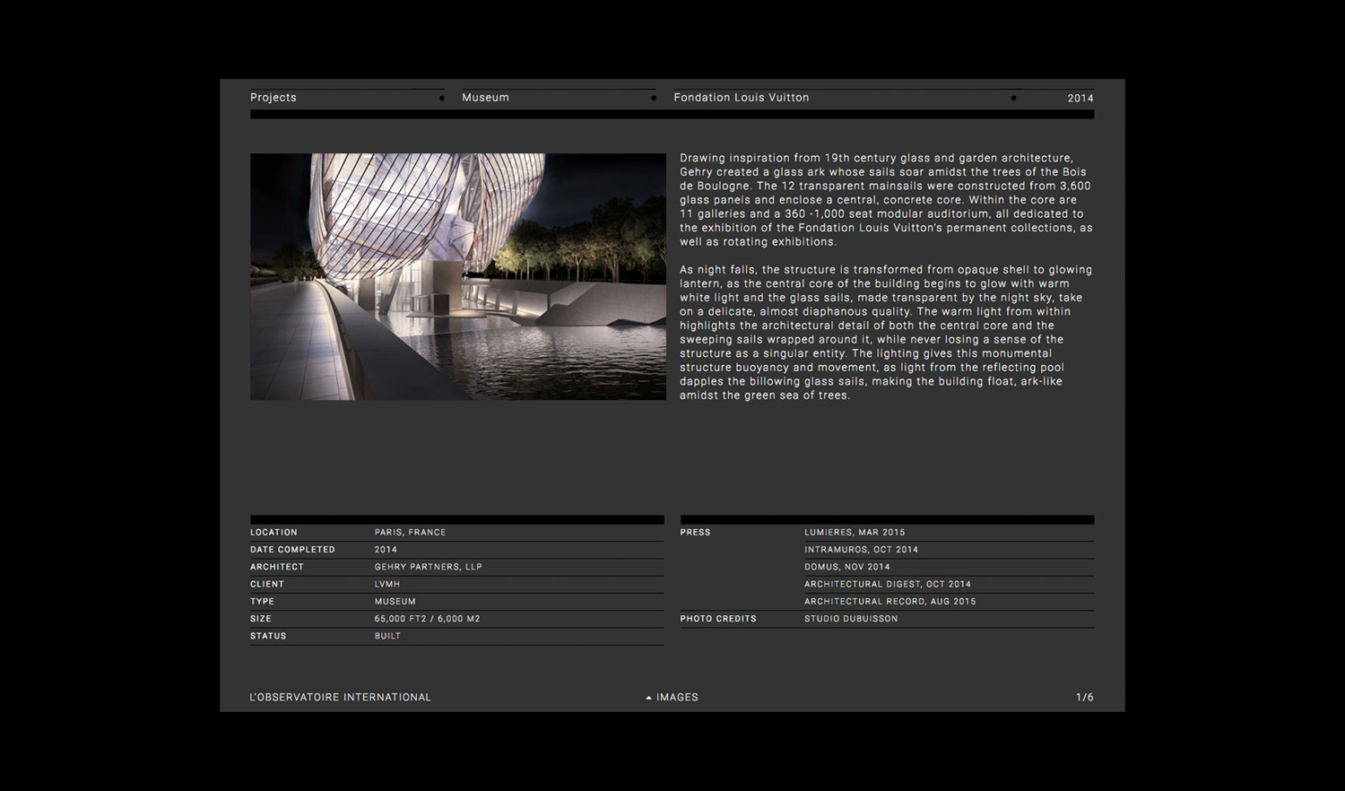 Brand identity and website by New York based design studio Triboro for lighting design studio L'Observatoire