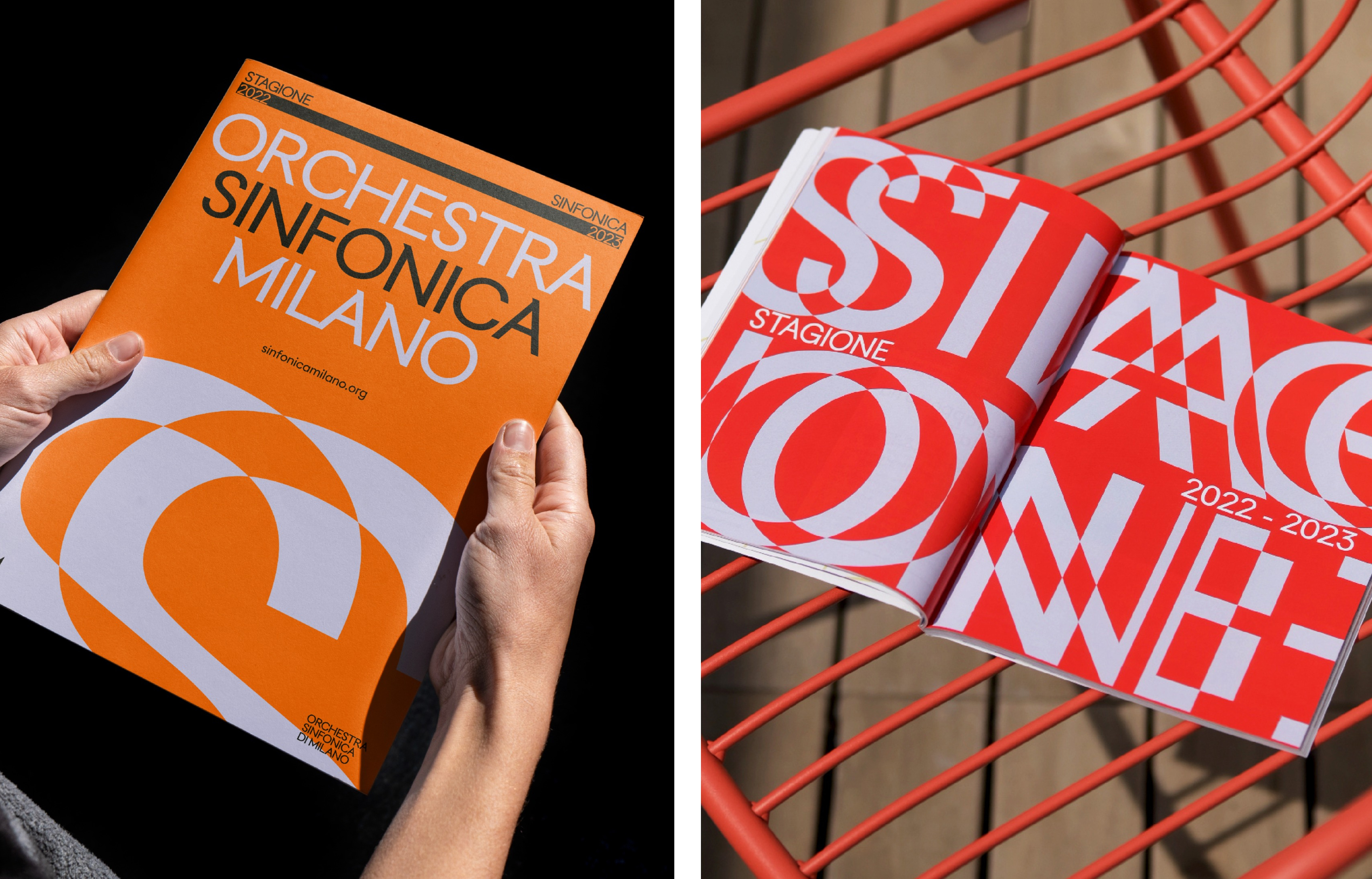 Brand identity and programme for Orchestra Sinfonica di Milano designed by Landor & Fitch 