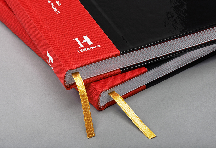 Logo and book for The Swedish History Museum by Bold designed in Stockholm, Sweden