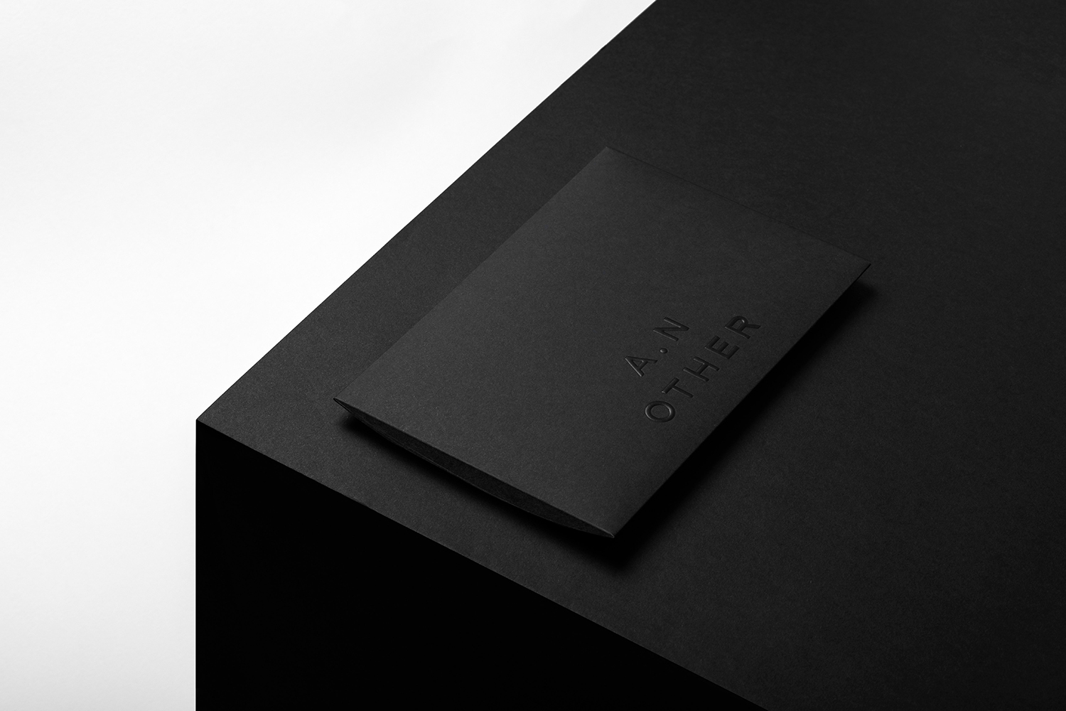 Graphic identity design and print by Socio Design for luxury fragrance brand A.N Other