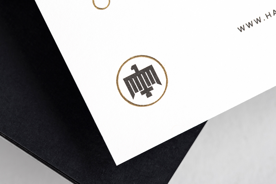 Logo and flyer with gold foil detail by Face for world-renowned Mexican electronic music venue Hardpop