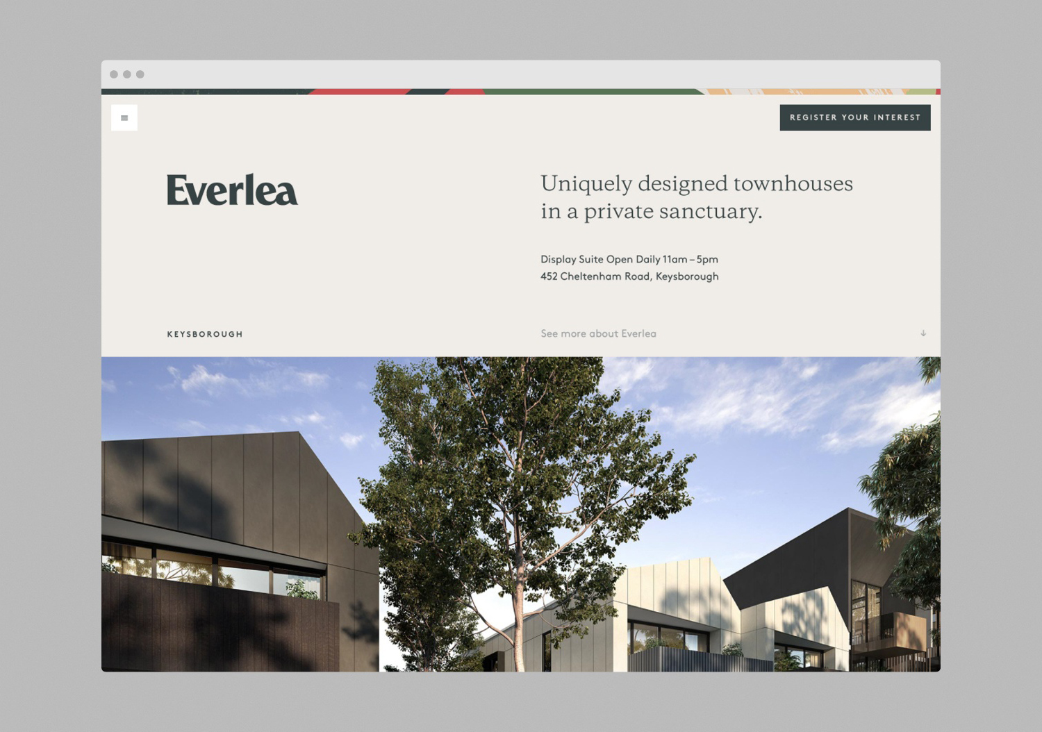 Visual identity and website for Everlea by Studio Brave