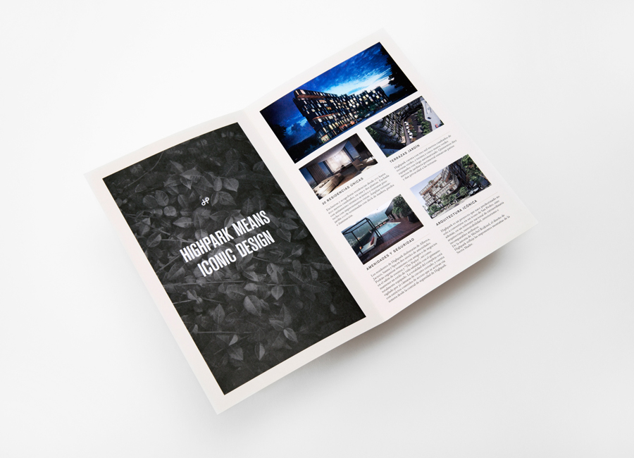 Print design by Face for Mexican luxury property development Highpark