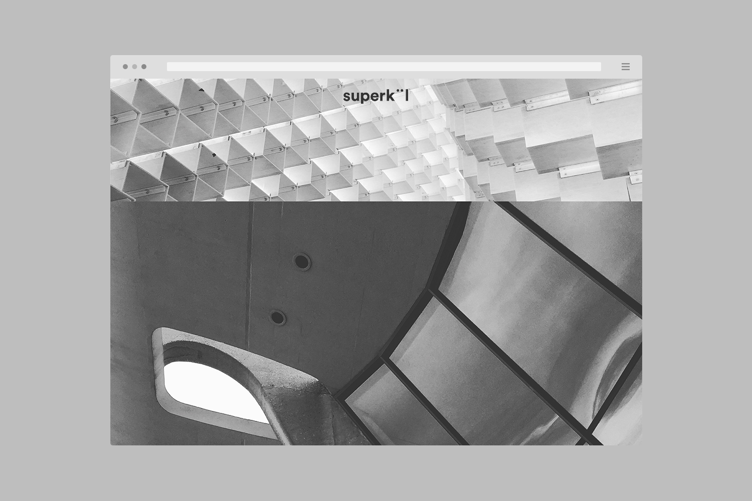Brand identity and website by Toronto-based graphic design studio Blok for Canadian architecture firm Superkül