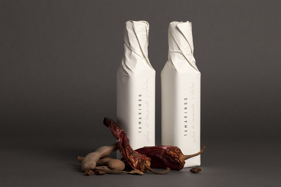 Logo and packaging designed by La Tortillería for Spanish kitchen and bar Tamarindo