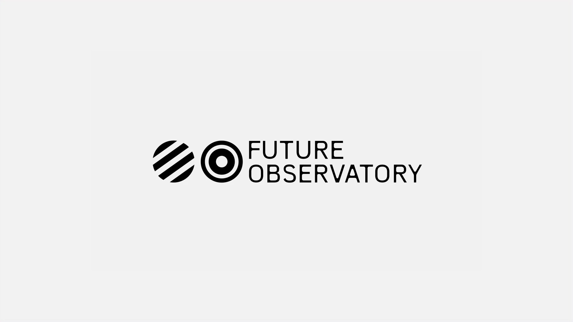 Brand identity by London-based SPIN for London-based design research organisation Future Observatory
