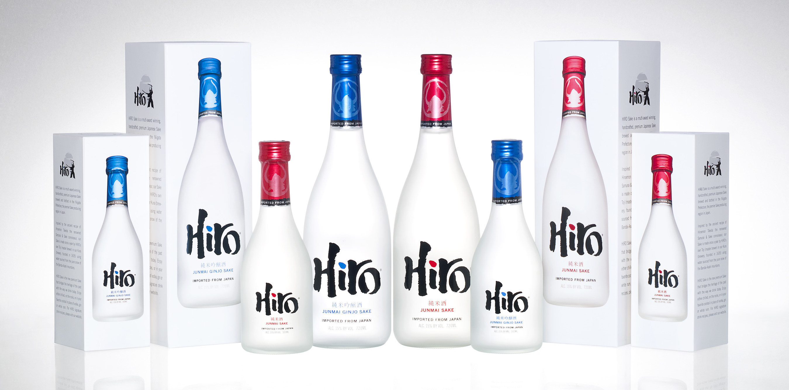 Branding and Packaging for Hiro Sake by Monday Collective