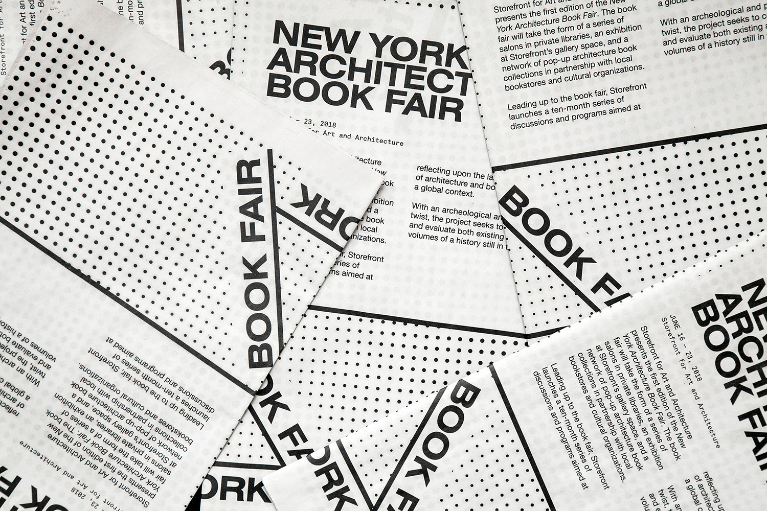 The Best New Graphic Design of December 2018 – New York Architecture Book Fair by Pentagram