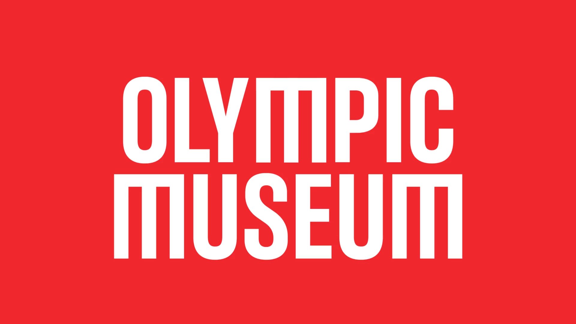 Logotype for Olympic Museum designed by Studio Blackburn