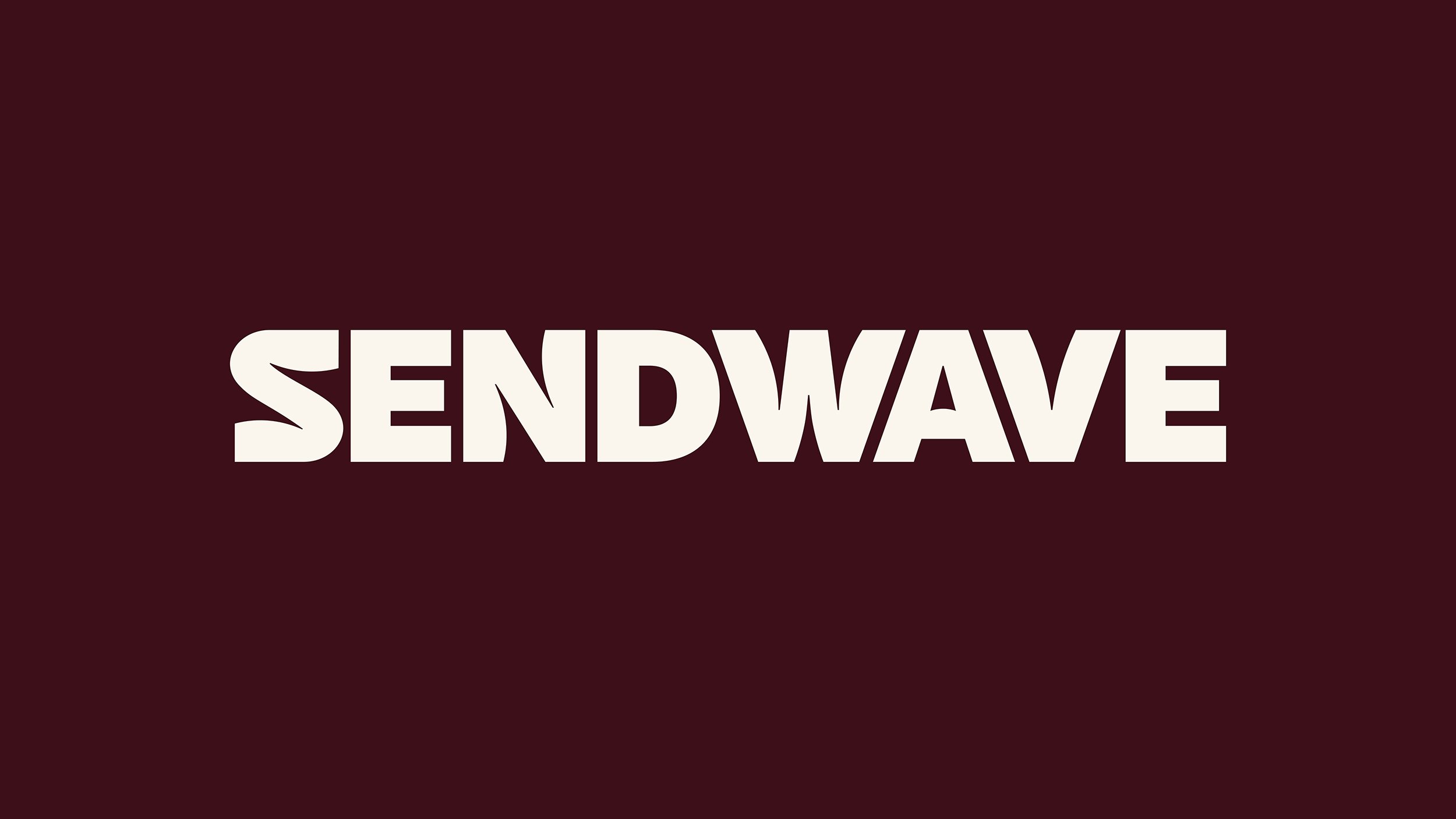 Logotype, custom typeface, posters and UI for money transfer company Sendwave by Design Studio