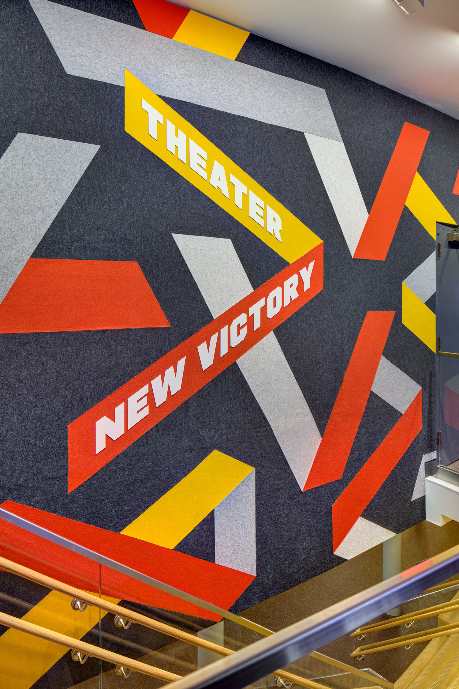 Brand identity for New Victory Theatre by Pentagram