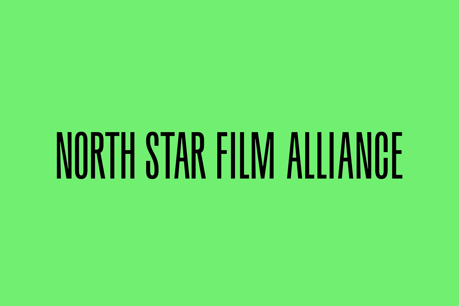 New logo, website, brand guidelines and poster design by Bond for the Northstar Film Alliance