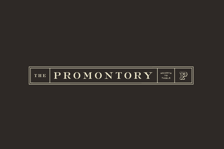 Logotype for The Promontory Chicago designed by Dan Blackman