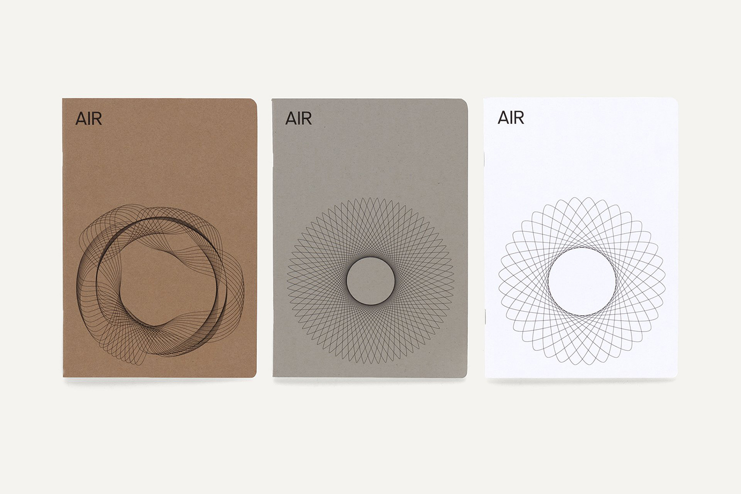 Logo and branded notebooks designed by Spin for London-based Air Studios, home of the world’s largest recording rooms