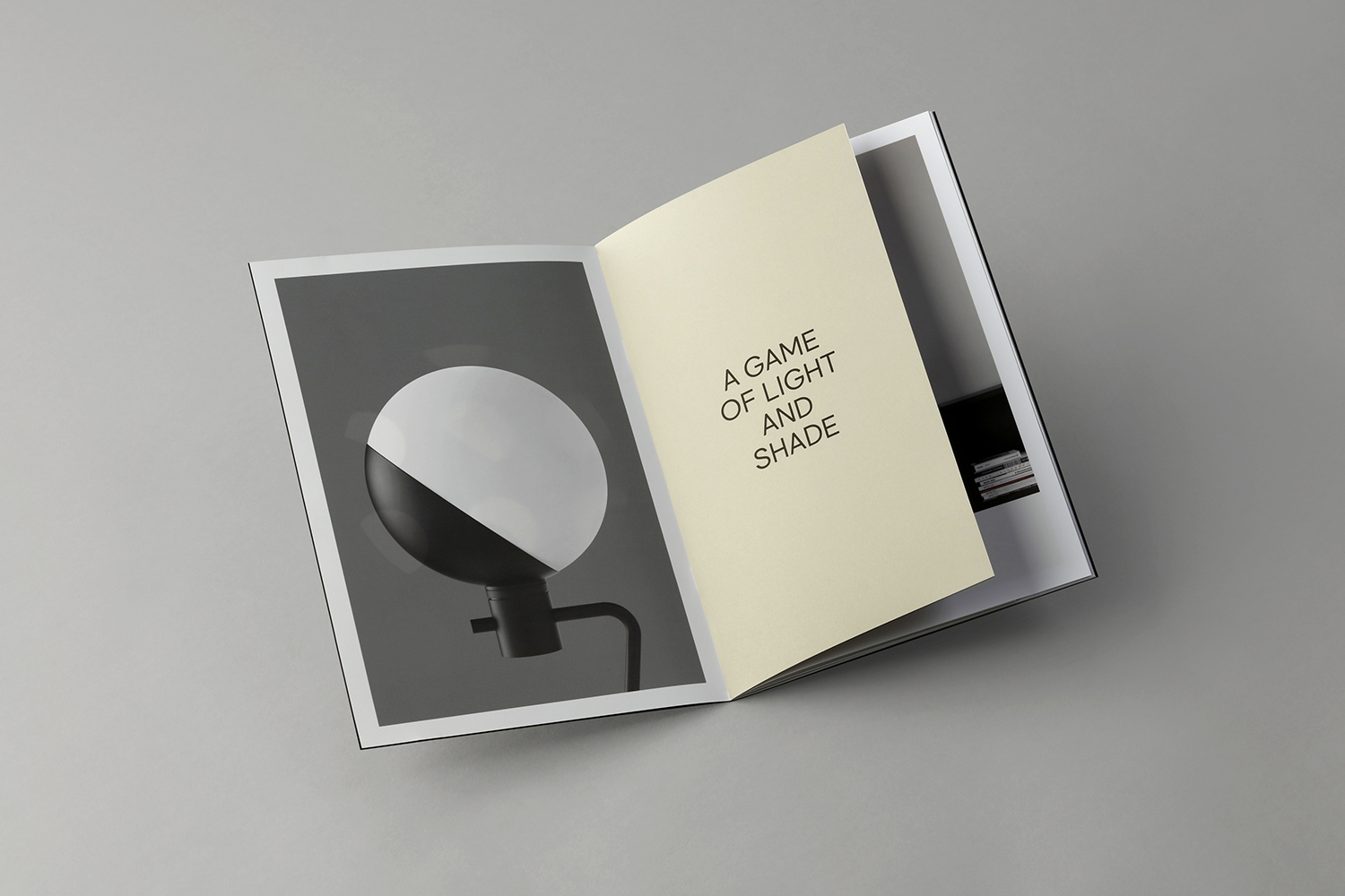 Brochure designed by Bunch for furniture design and manufacturer Grupa's new light Baluna