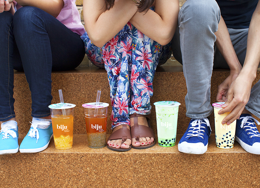 Photography direction by ico for British bubble tea brand Biju