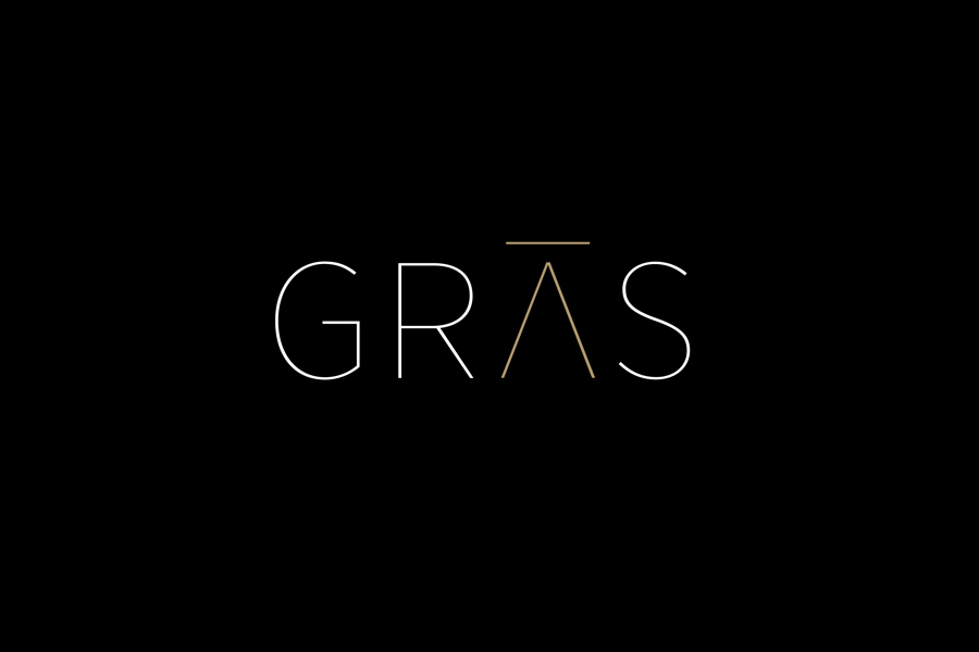 Logotype design by Graphical House for architectural studio Gras