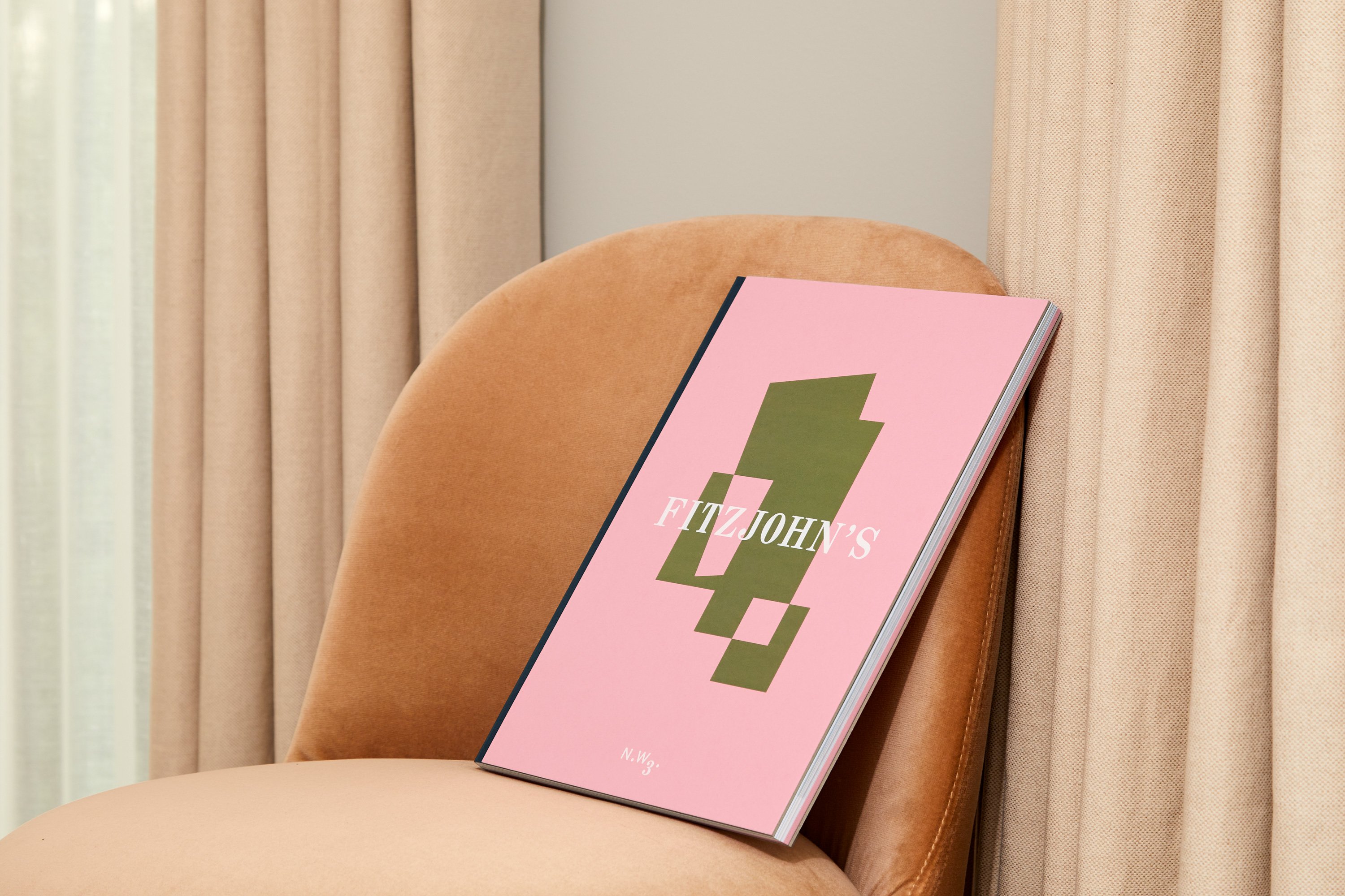 New visual identity for Hampstead property development Fitzjohn's designed by DutchScot.