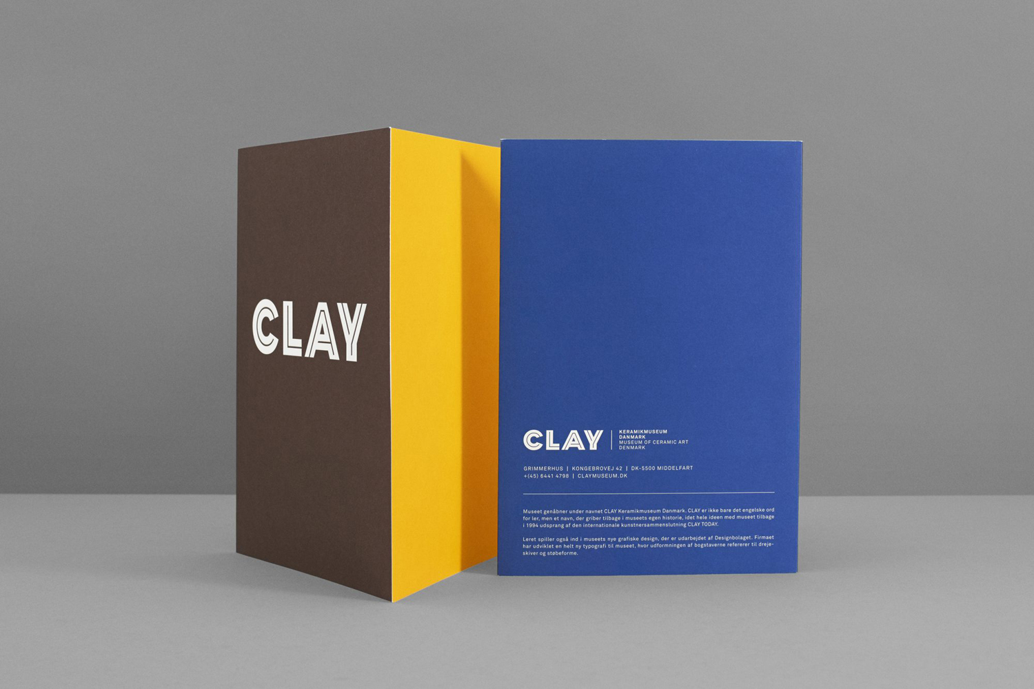 Print for Clay — Museum of Ceramic Art Denmark by Designbolaget