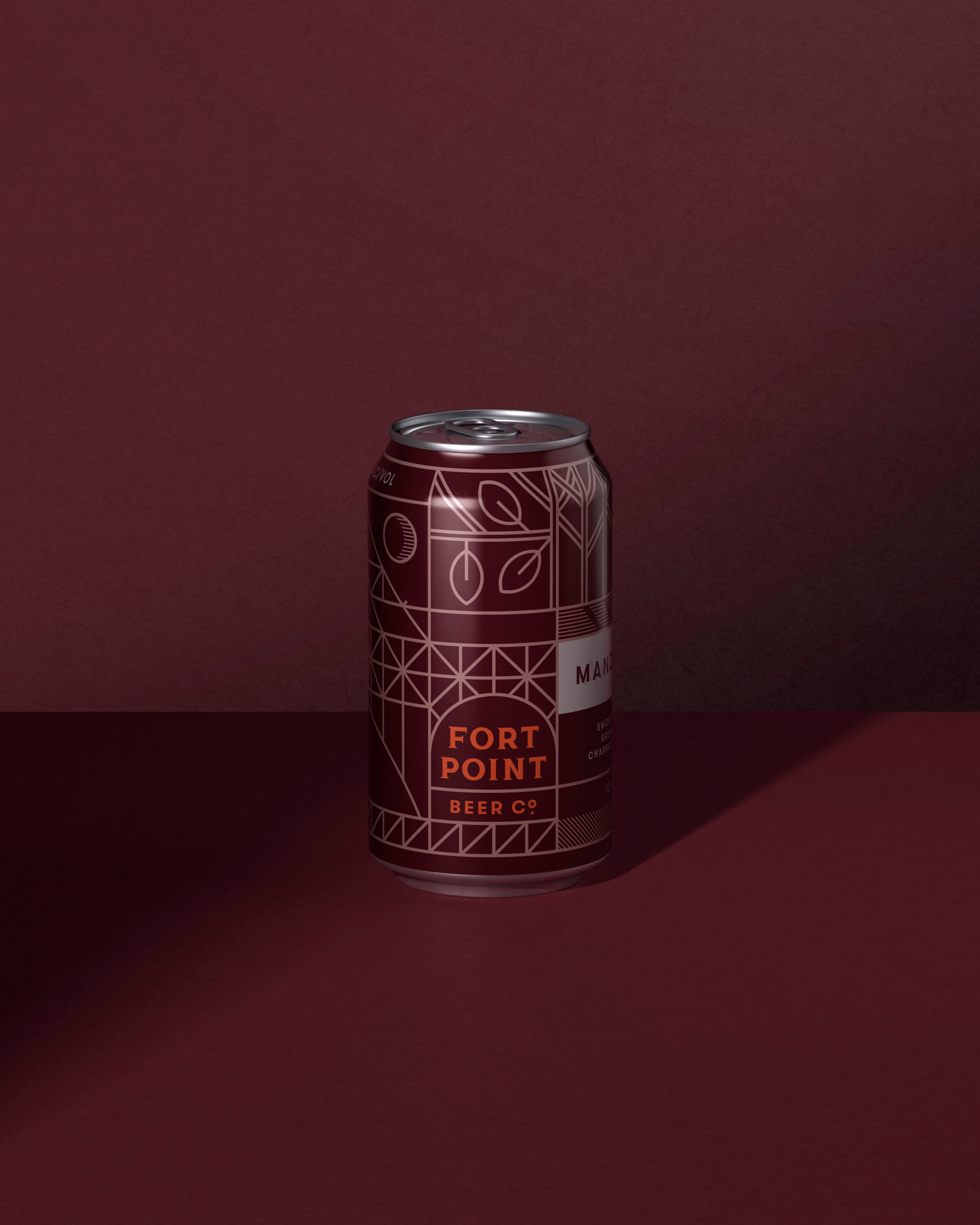 Package design for Fort Point Beer Company by San Francisco based graphic design studio Manual