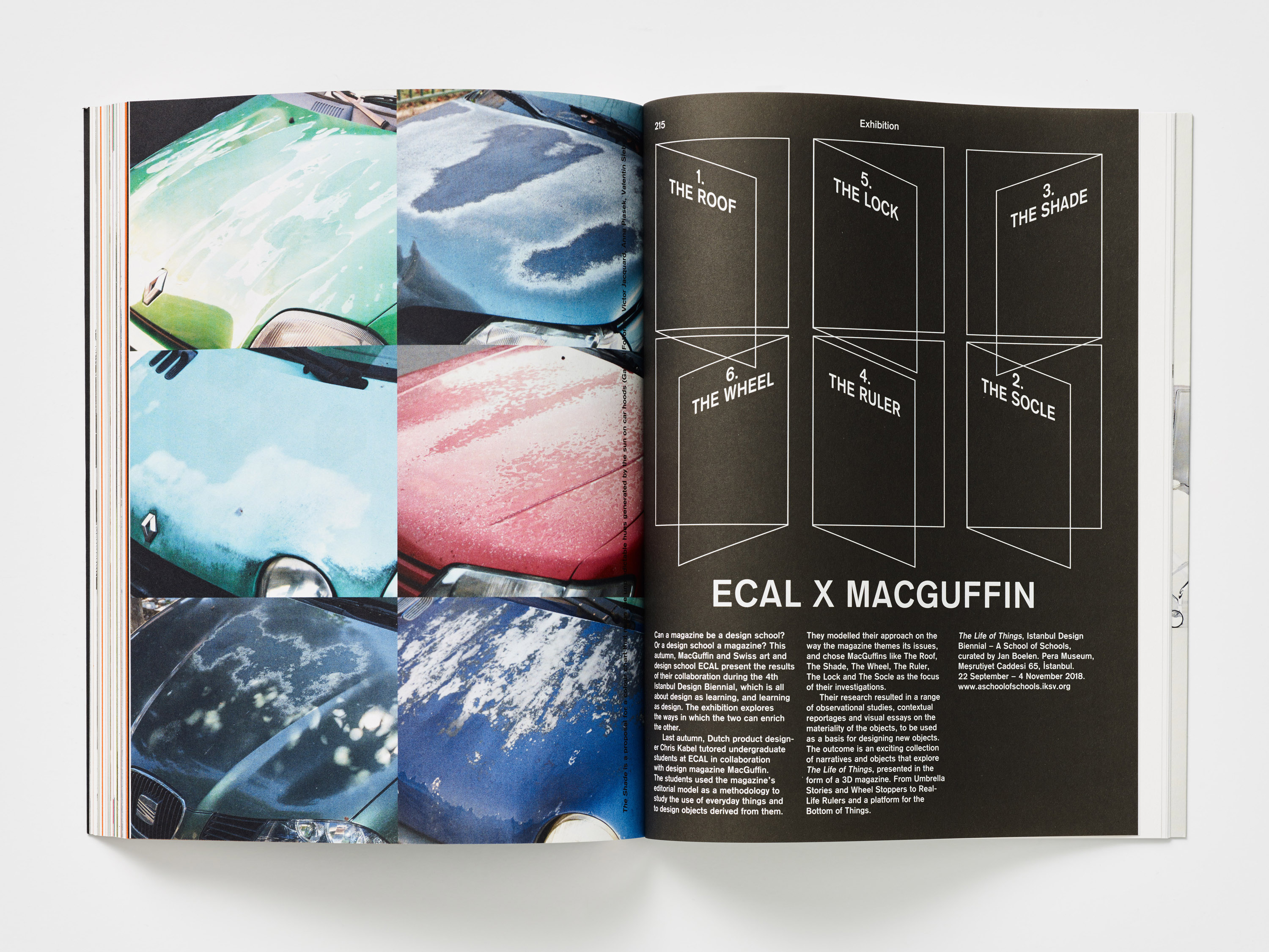 Magazine and editorial design by Sandra Kassenaar for MacGuffin