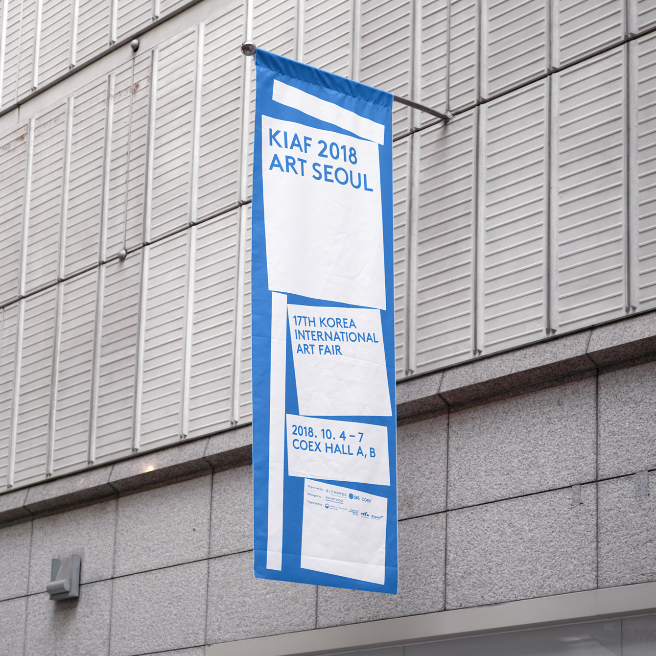Banner Design Inspiration – Korea International Art Fair 2018 by Studio fnt