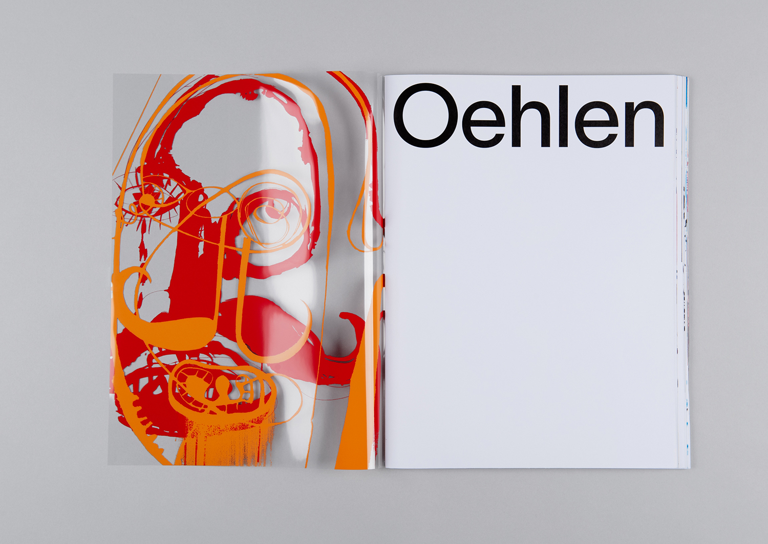 Albert Oehlen Book designed by Zak Group