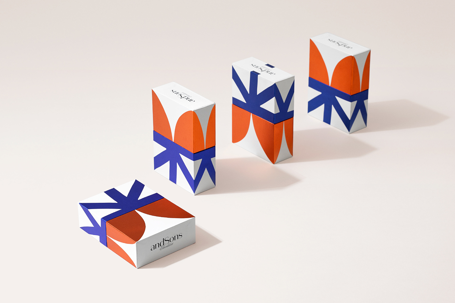 Logotype, branding and packaging by Base design for LA based chocolatier AndSons