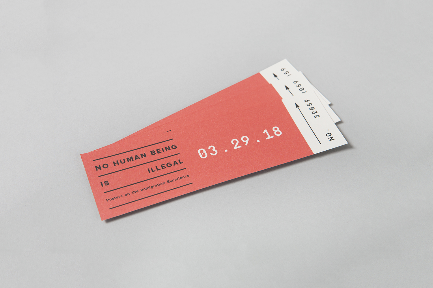 Visual identity and ticket design by Canadian studio Blok for The Center for the Study of Political Graphics
