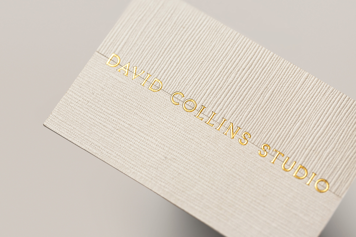Block Foiling – David Collins Studio by Bibliothèque Design, United Kingdom