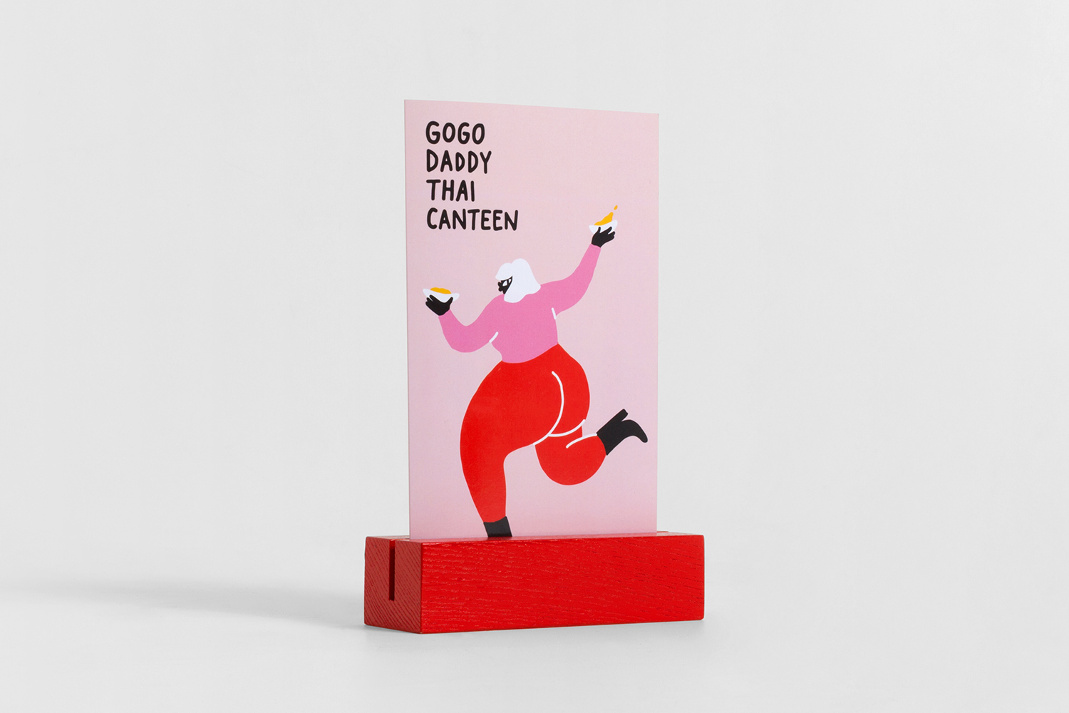 Graphic identity and menu design by Studio South and featuring illustration by Egle Zvirblyte for Auckland based Thai canteen Gogo Daddy