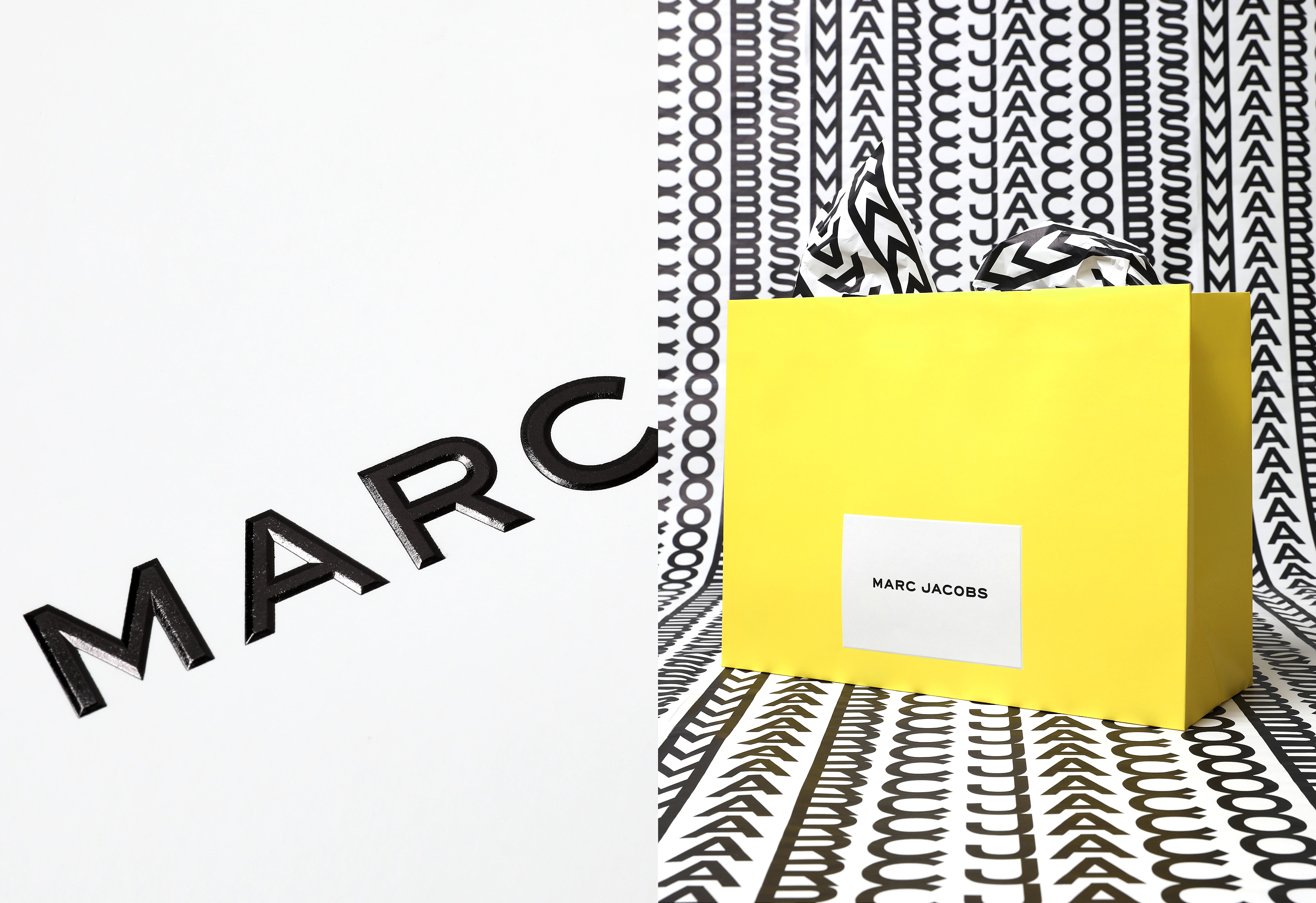 Identitas merek dan kemasan baru untuk Marc Jacobs oleh studio desain New York Triboro