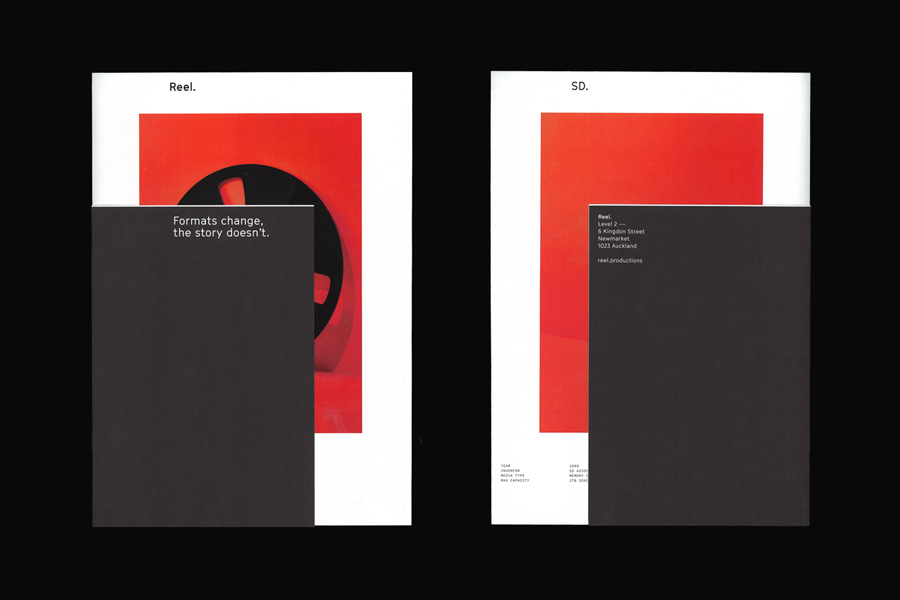 Red in Branding & Graphic Design: Reel by Richards Partners, New Zealand