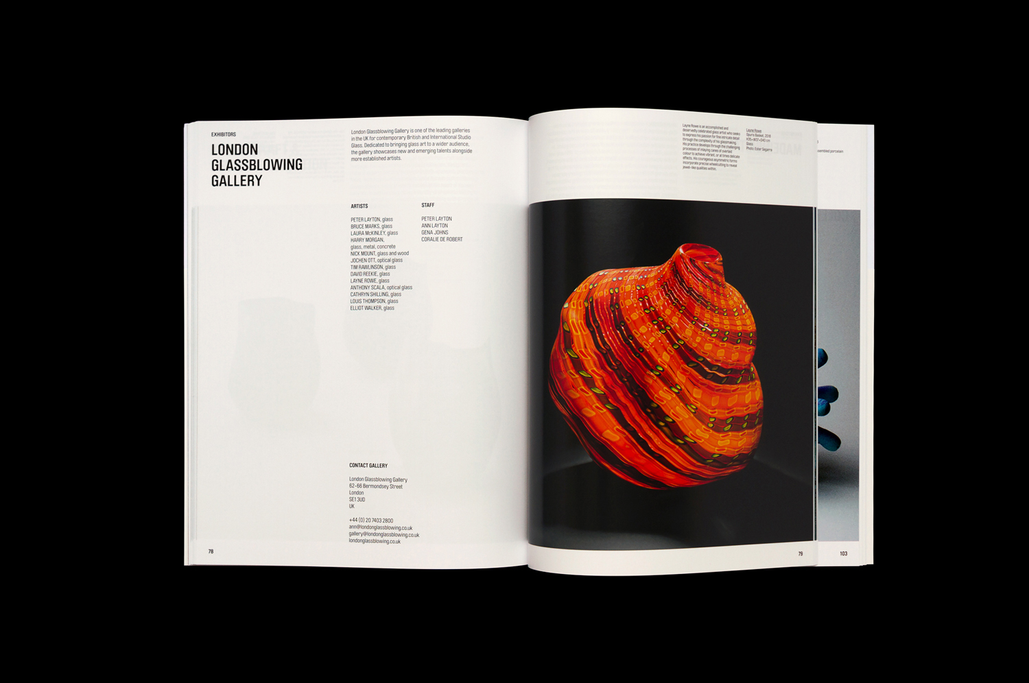 Brand identity and catalogue for contemporary international art fair Collect, designed by Spin, London, UK