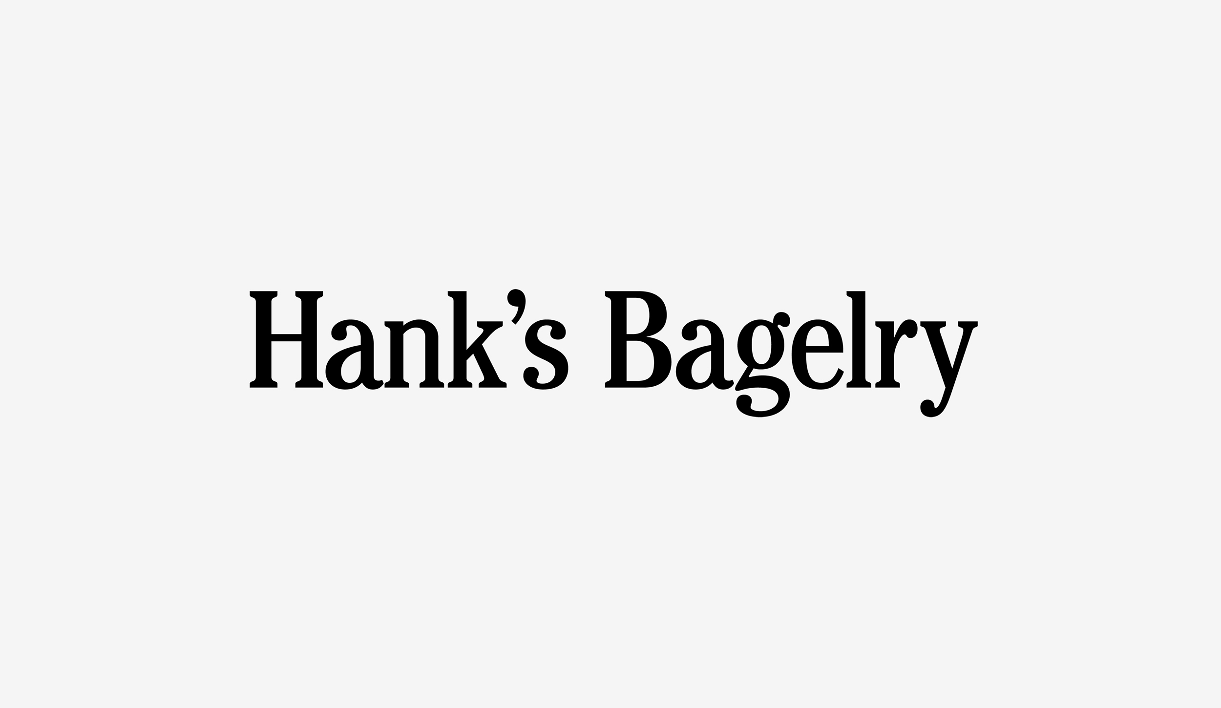 Logotype, mascot, packaging and website for Hank's Bagelry by Studio Ongarato Logotype, mascot, packaging and website for Hank's Bagelry by Studio Ongarato