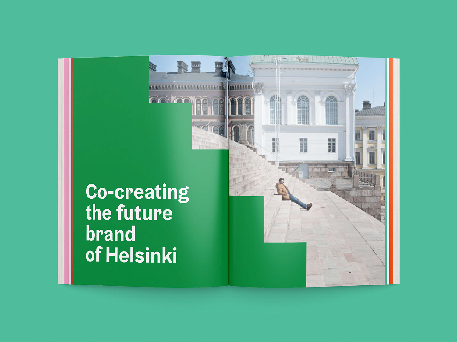 Logo and visual identity system designed by Werklig for the Finnish city of Helsinki