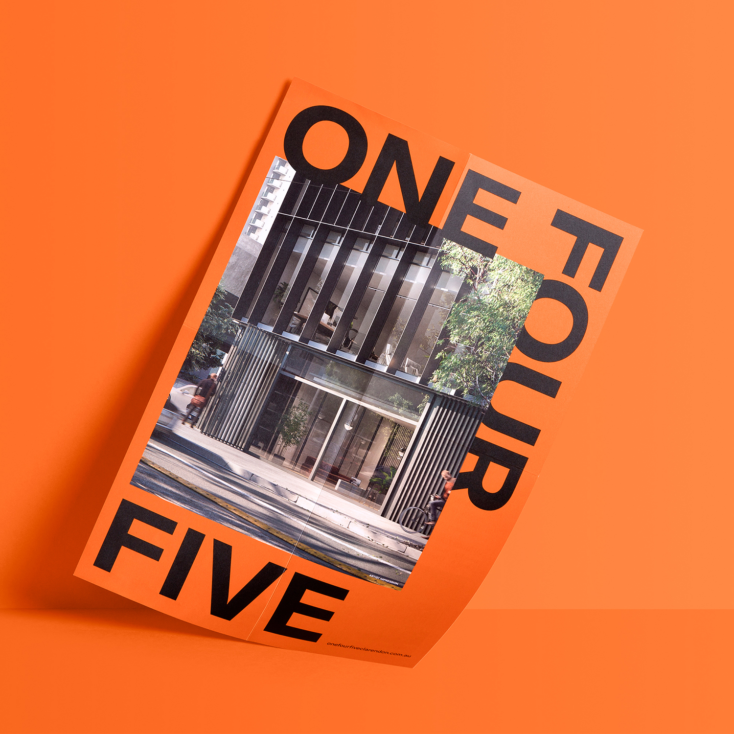 Poster Design Inspiration – OneFourFive Clarendon by Studio Brave