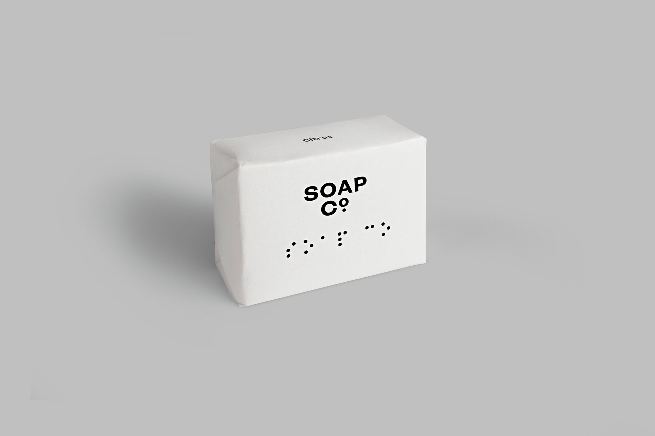 Logo and package design by UK based graphic design studio Paul Balford Ltd. for luxury hand made soap business the Soap Co. 
