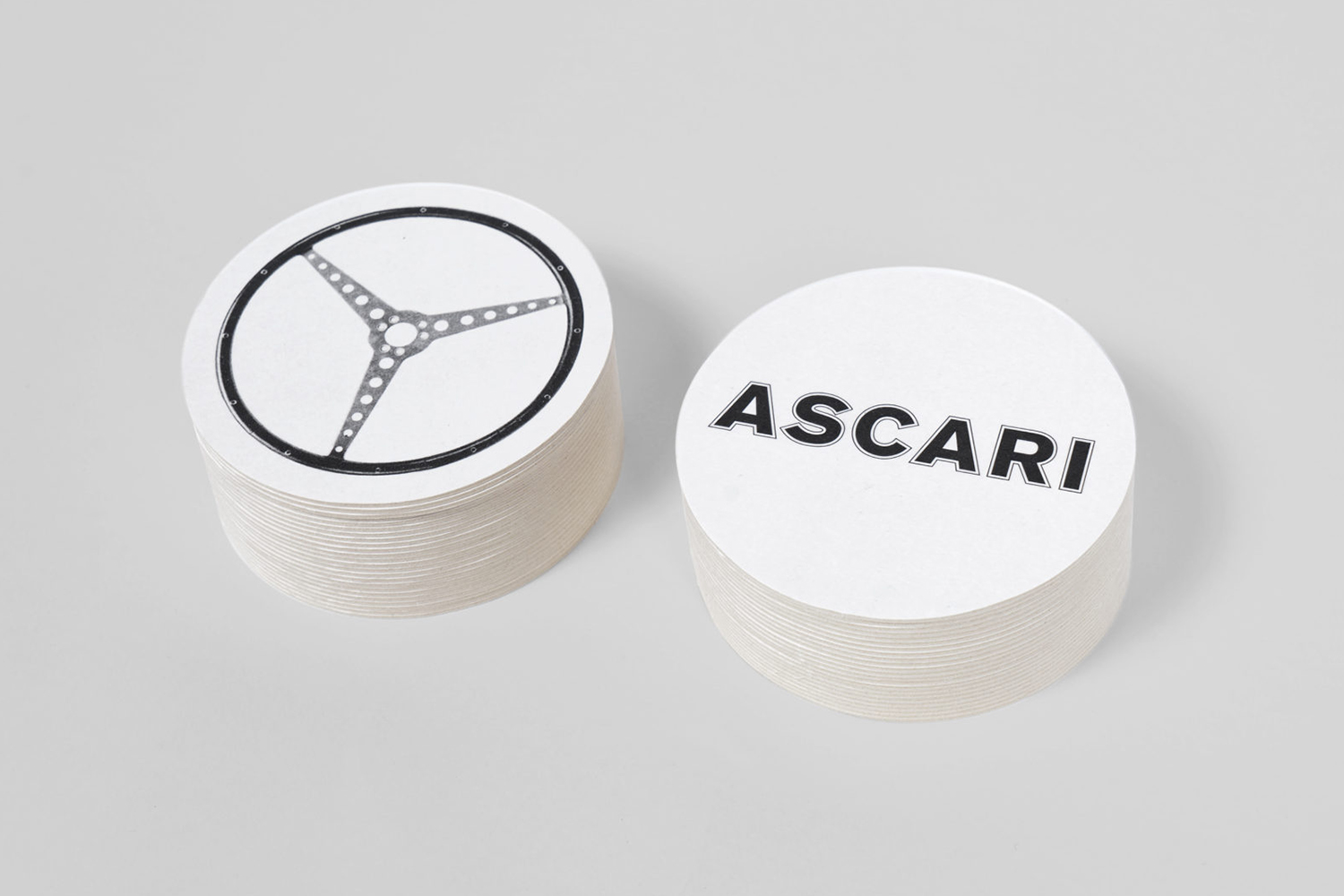Logotype, menus, signage and package design by Blok for Italian resteruant Ascari