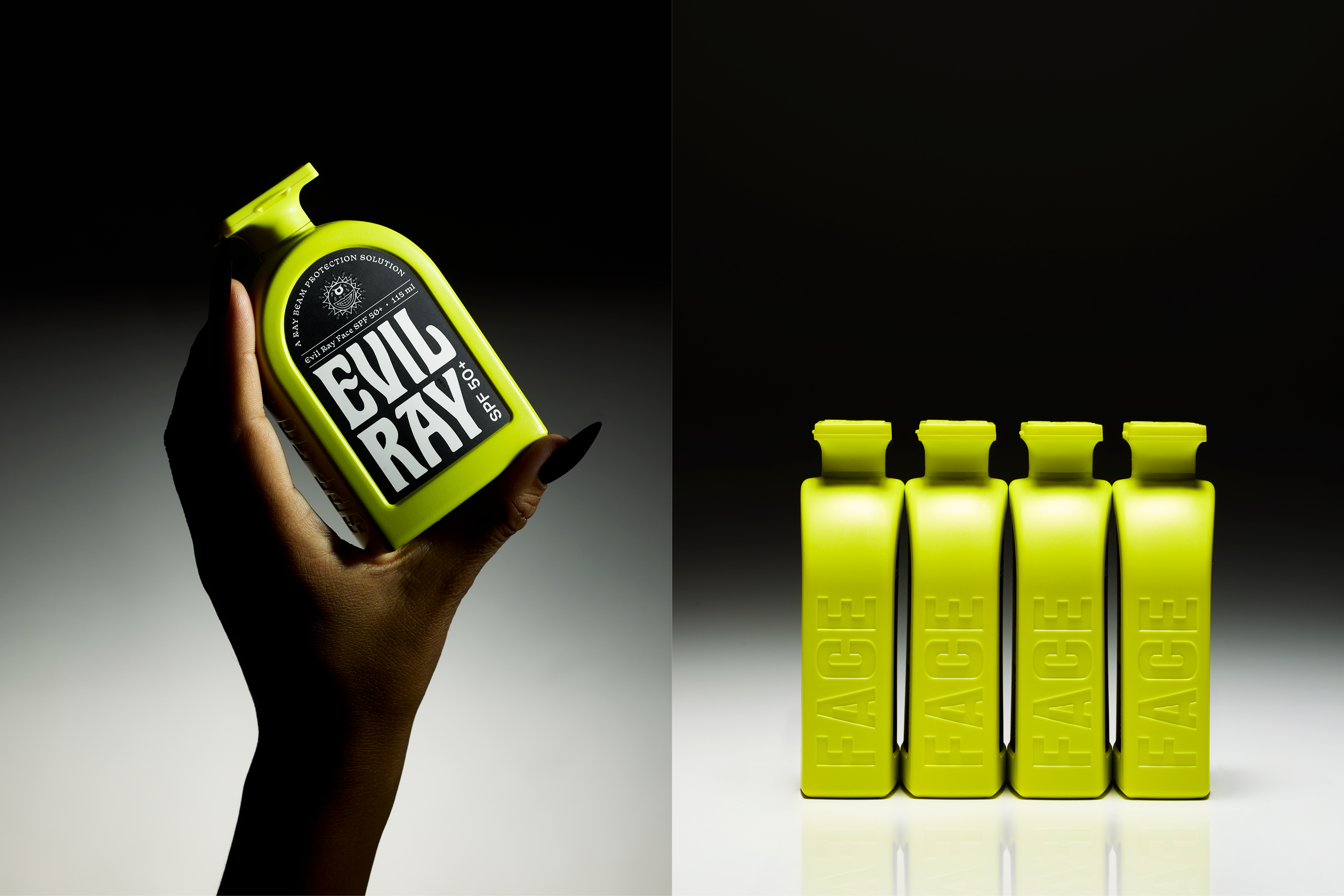 Evil Ray Seachange branding identity design illustration wordmark logo bpo review packaging design