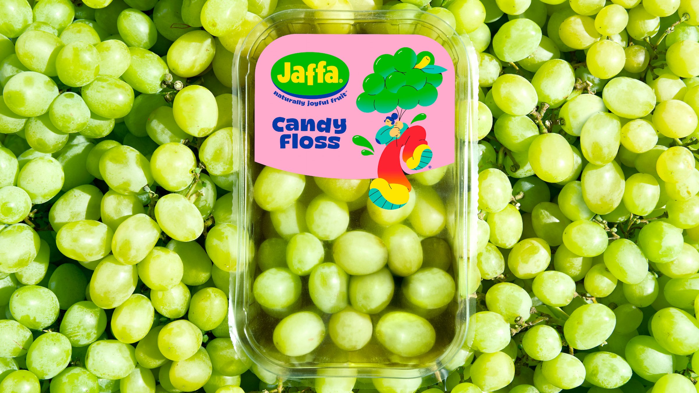 Logo, illustration, packaging, merchandise and website for fruit company Jaffa designed by Earthling