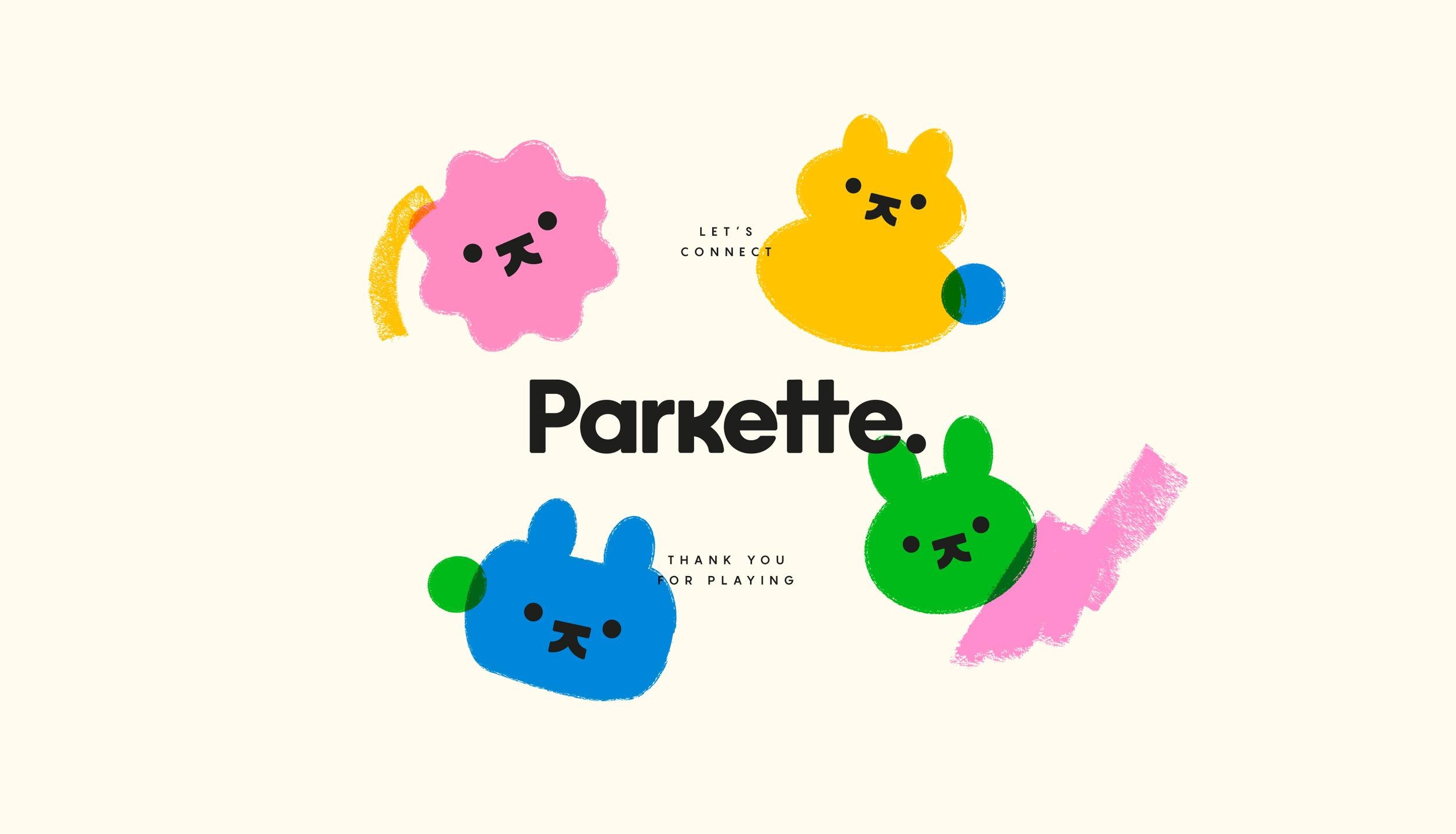 Logotype and character design by Kinoto for Canadian homeware shop Parkette
