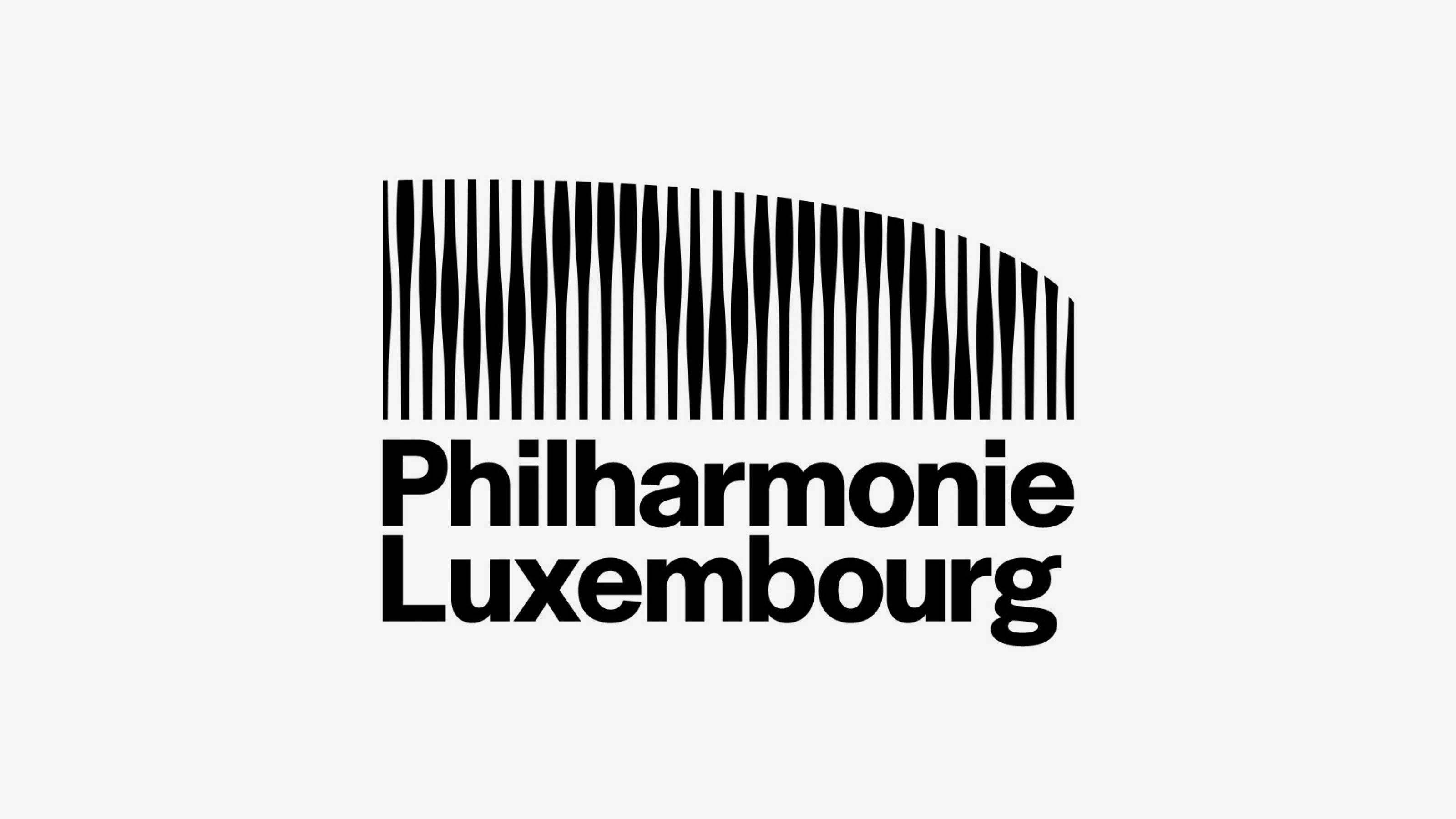 Motion branding, dynamic logo and visual identity for Philharmonie Luxembourg designed by London-based NB Studio
