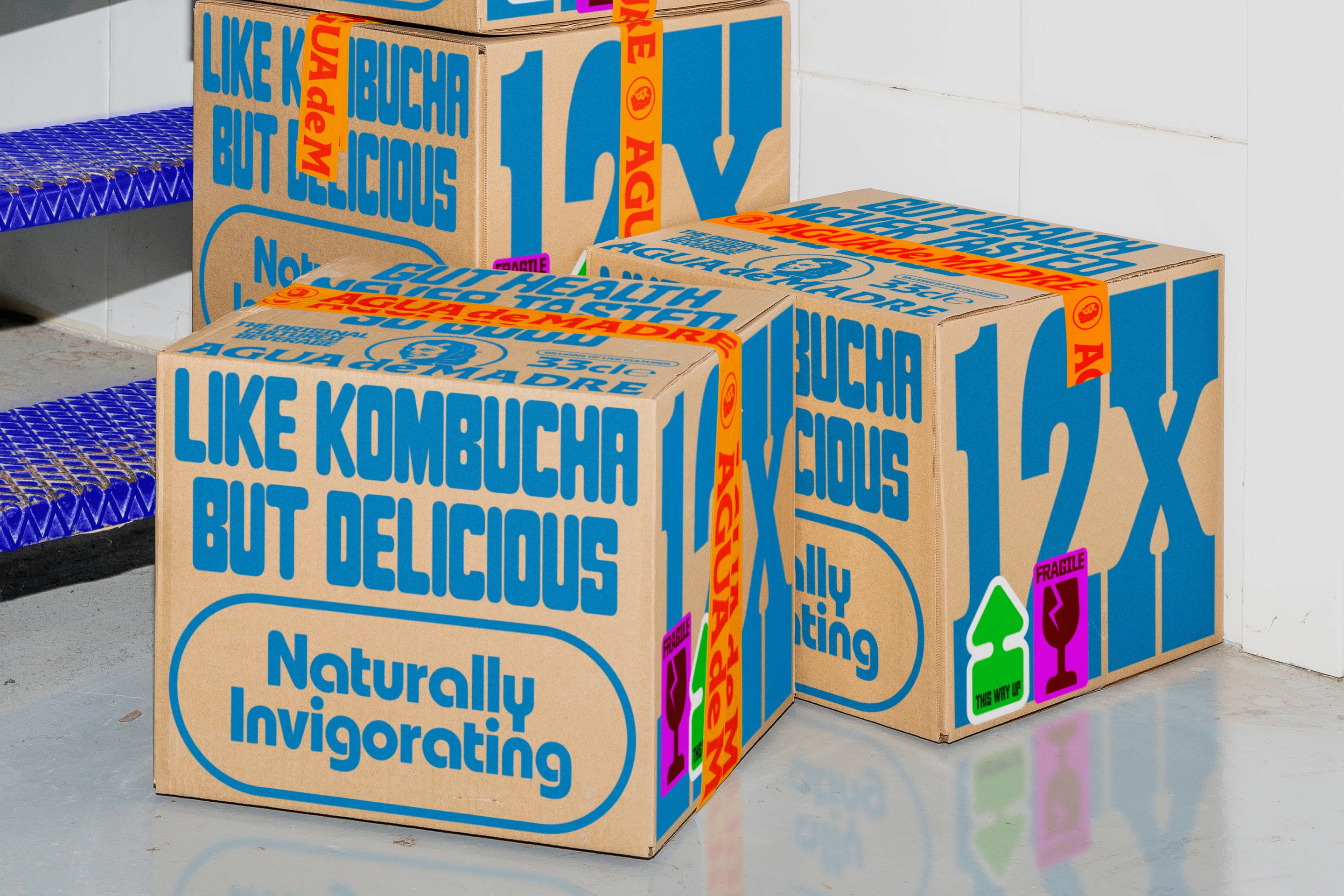 Logotype, typography, animation and packaging for fermented sparkling kefir water Agua de Madre designed by Chris Chapman. Logotype, typography, animation and packaging for fermented sparkling kefir water Agua de Madre designed by Chris Chapman.