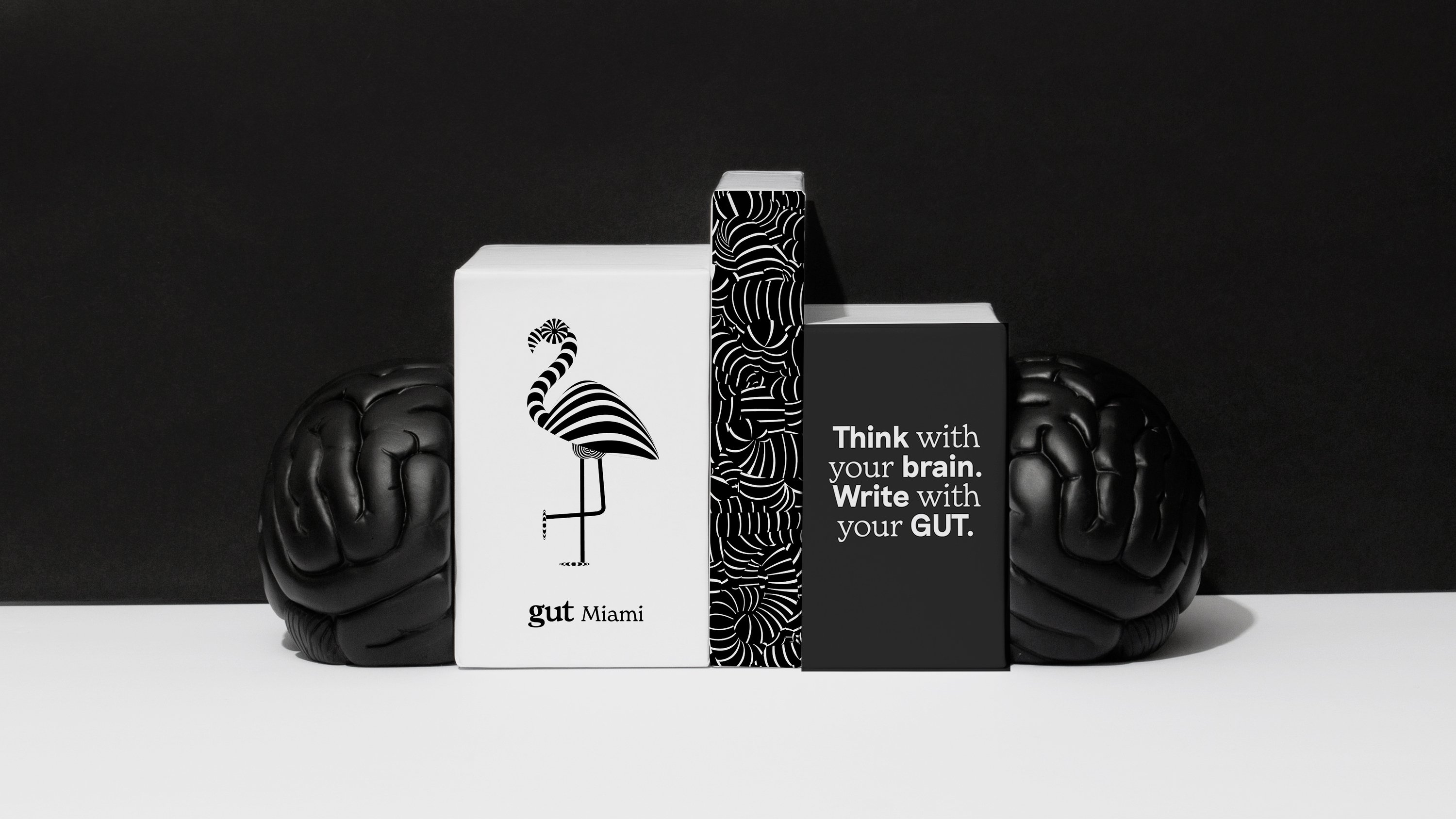 New logo, brand identity and motion graphics for creative network GUT designed by &Walsh