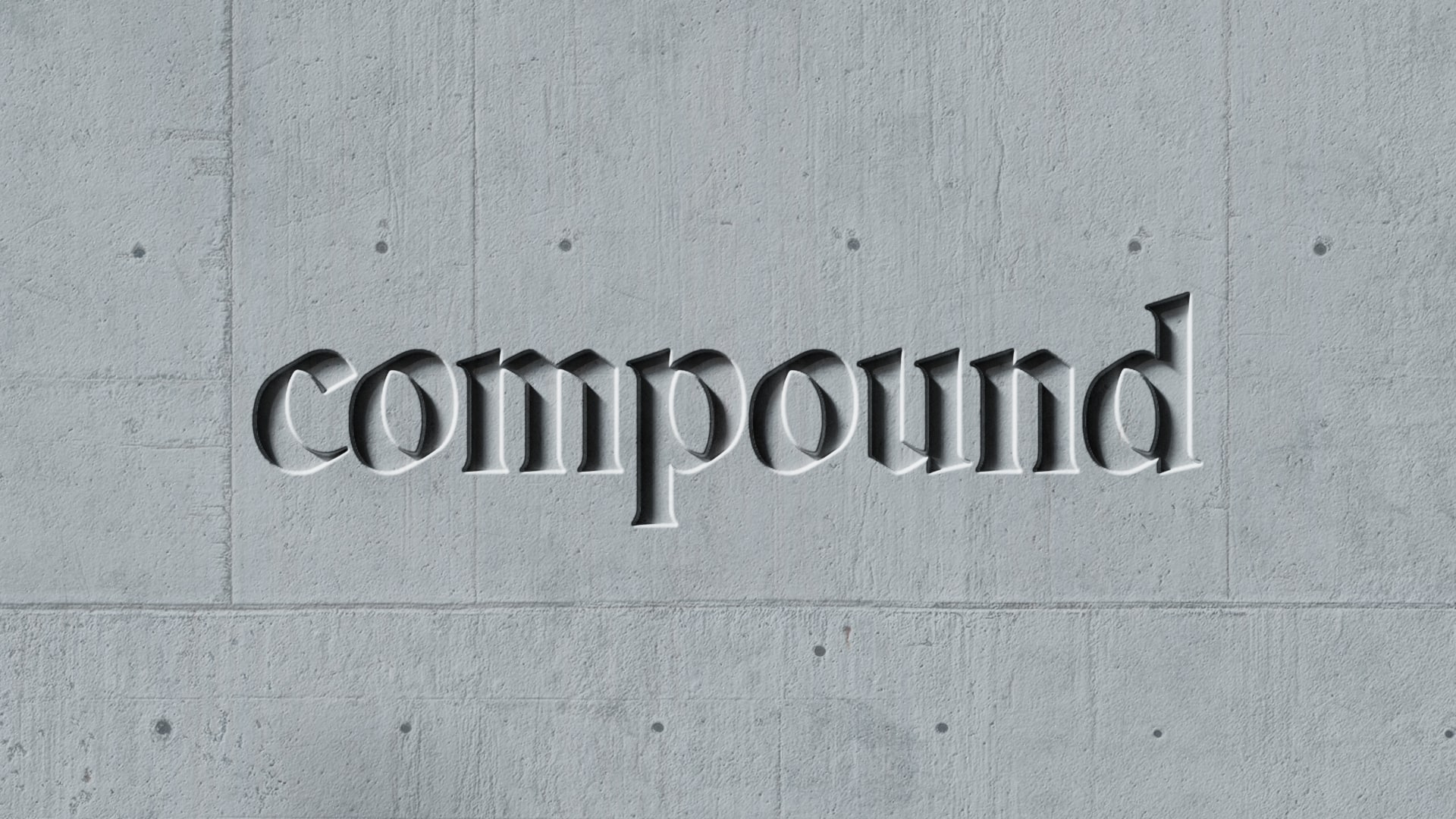 Logo, art direction and digital design for health tech company Compound developed by Design Studio