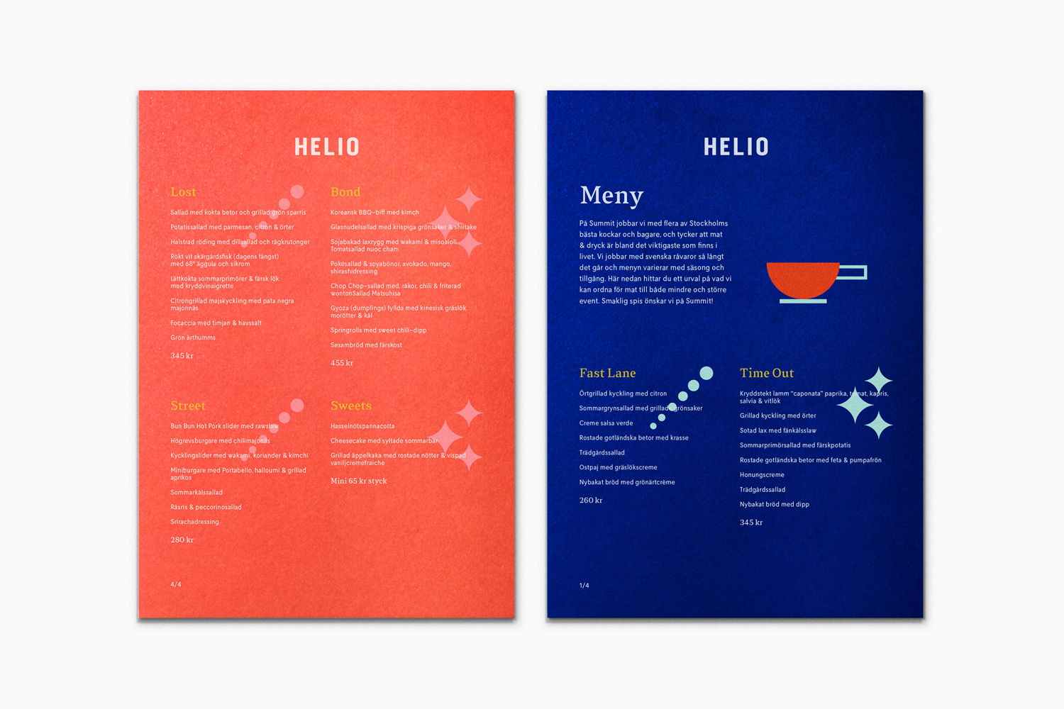 Logo, illustration, animation and print by Bedow for Stockholm-based co-working space Helio